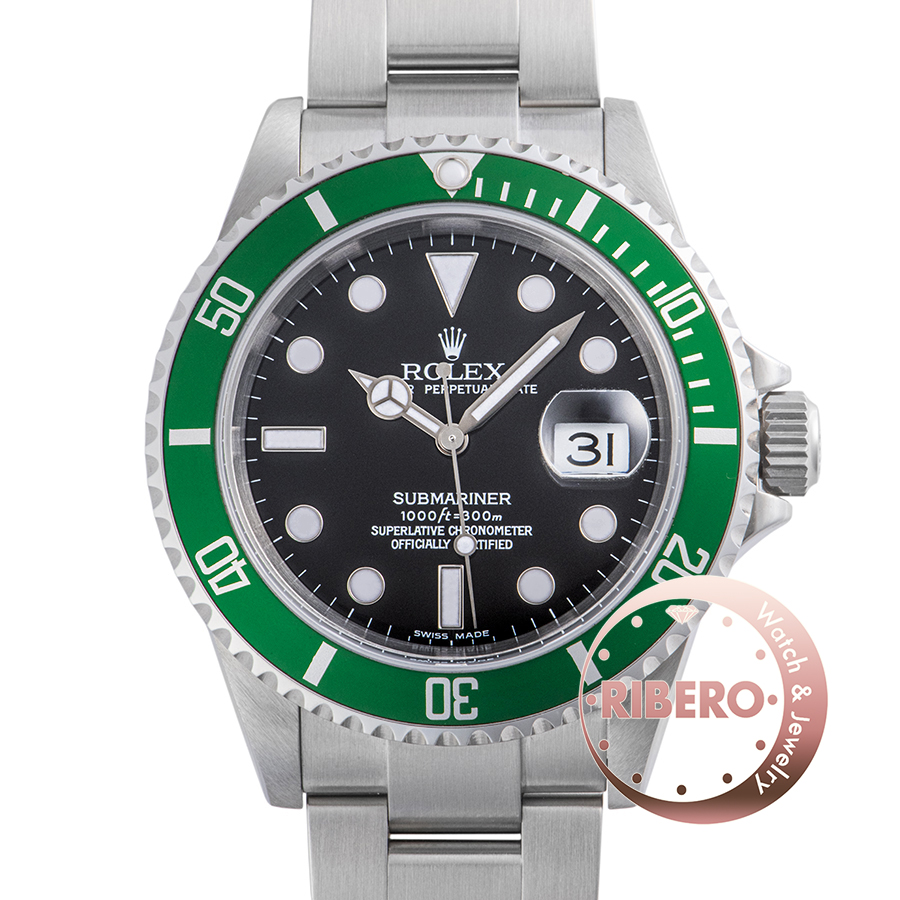 ロレックス サブマリーナデイト 16610LV F番 FAT4