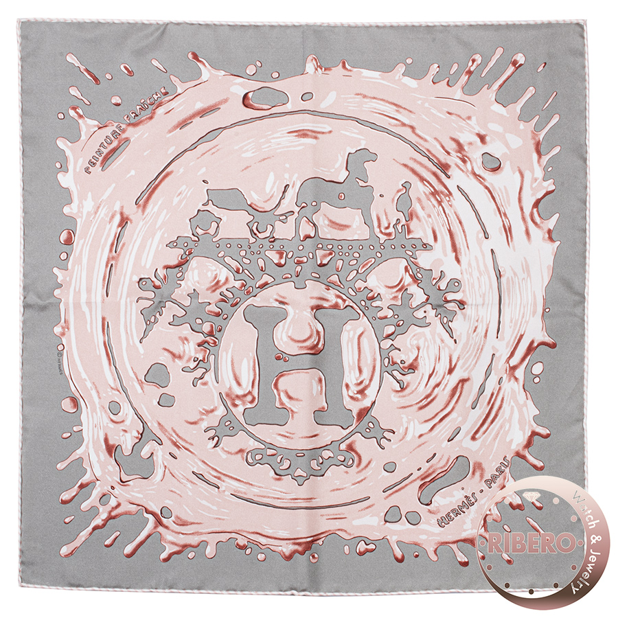 エルメス ガヴロッシュ Peinture Fraiche ペンキ塗りたて 892685S 05 スカーフ カレ45