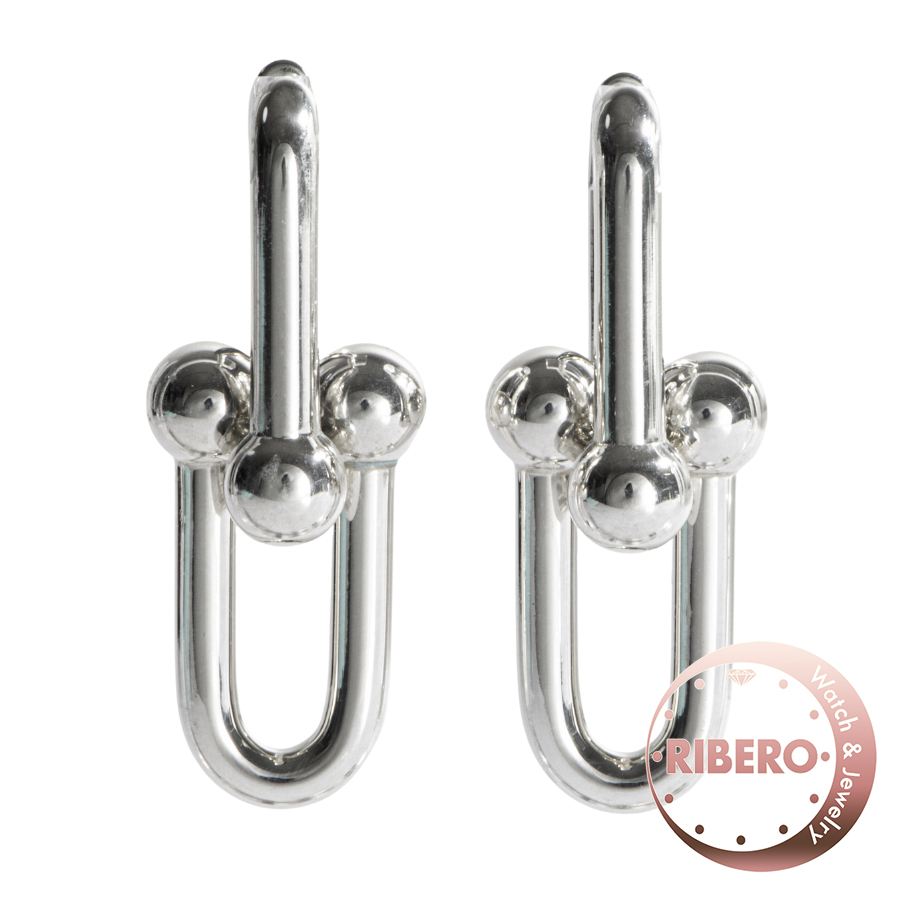 ティファニー ハードウェア ラージ リンク ピアス