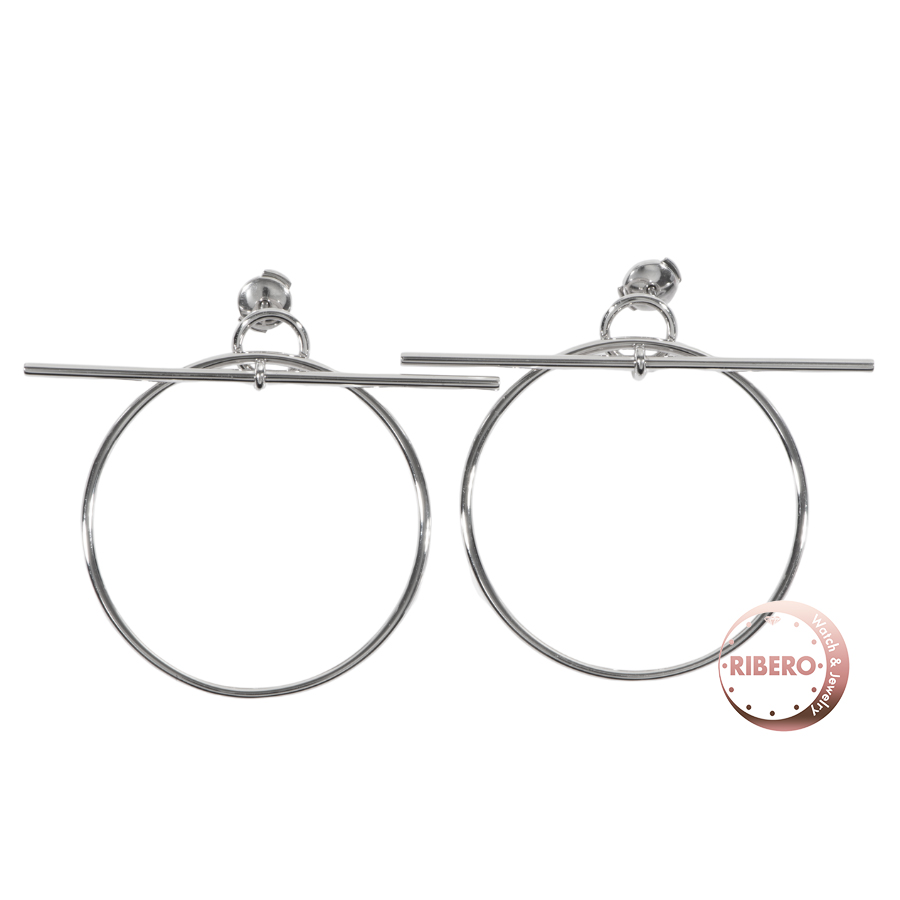 エルメス ループMM H114504B 00 ピアス