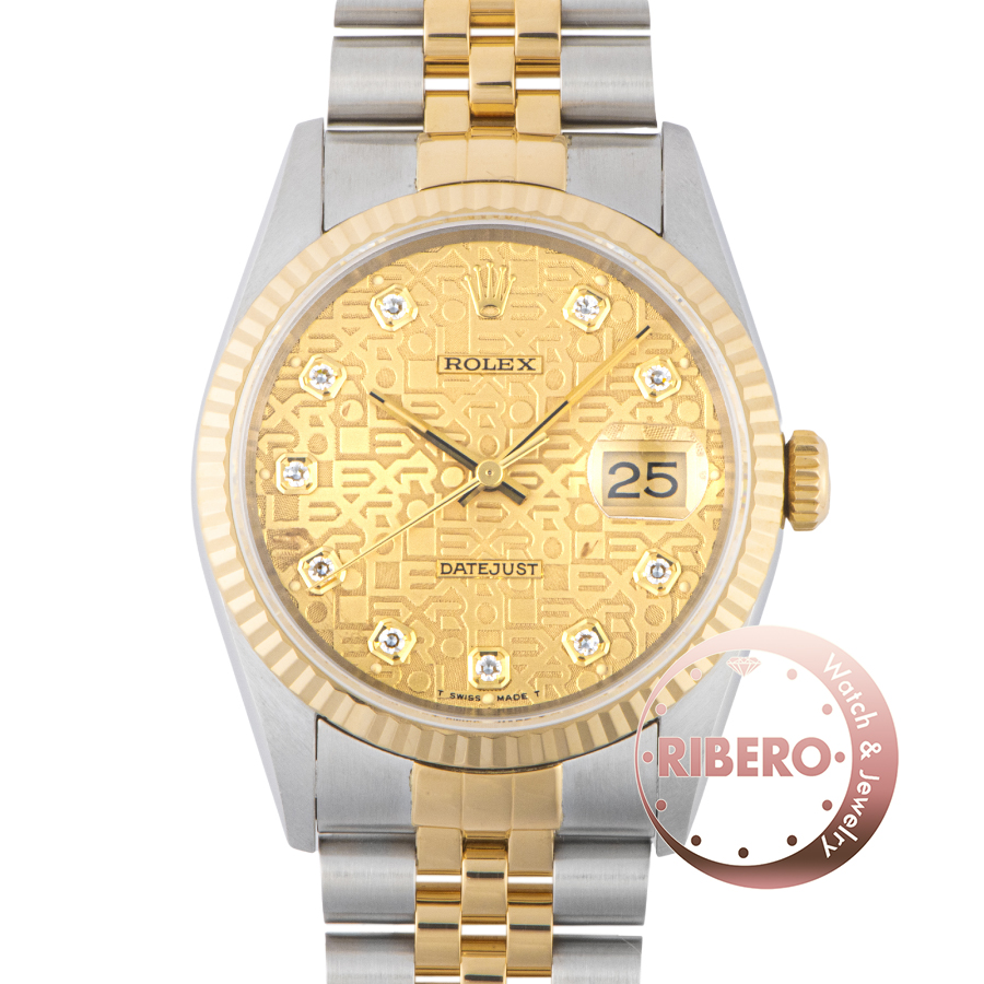 ロレックス デイトジャスト 16233G W番 Tritium