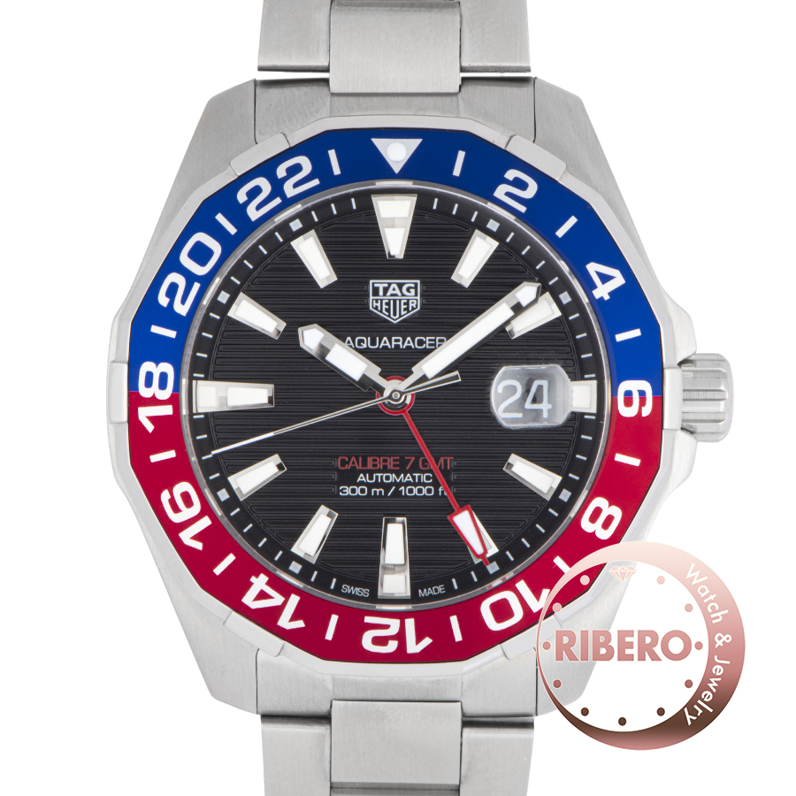 タグホイヤー アクアレーサーGMT WAY201F.BA0927 キャリバー7