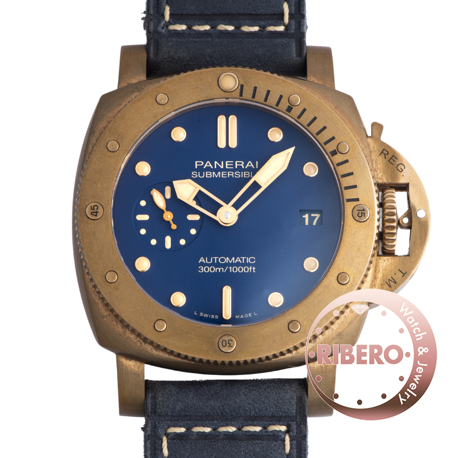 オフィチーネパネライ サブマーシブル ブロンゾ ブルーアビッソ PAM01074 ブティック限定