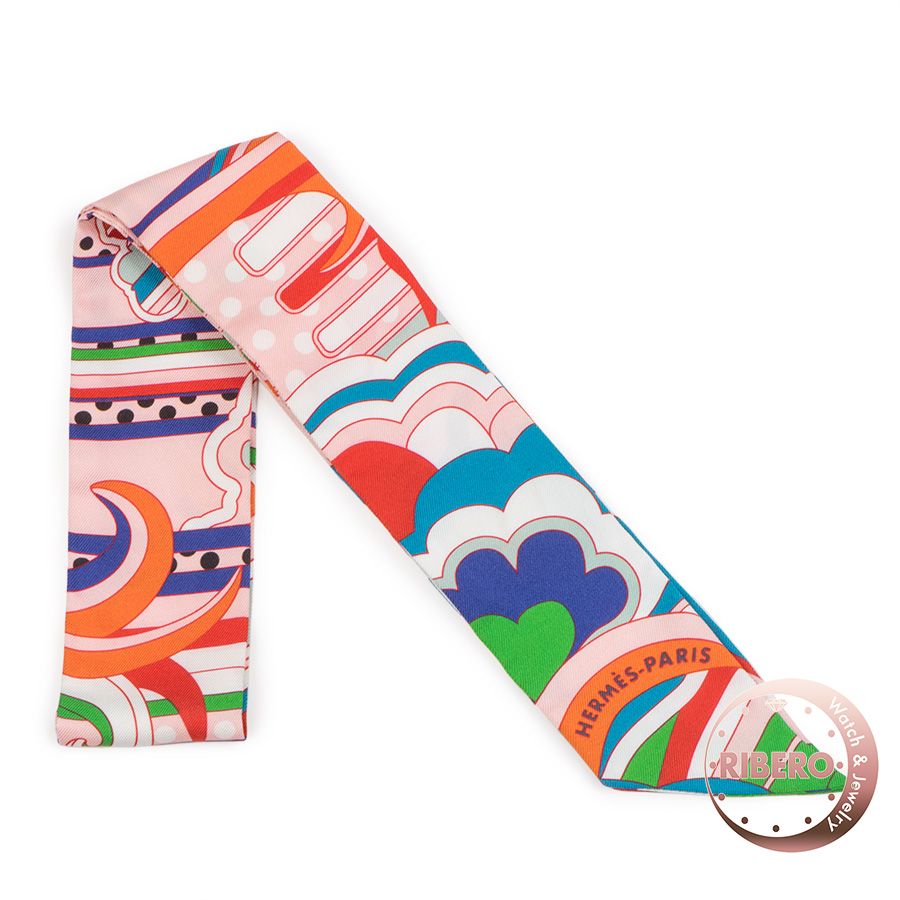 エルメス Faubourg Rainbow フォーブルレインボー 063331S 05 ツイリー スカーフ