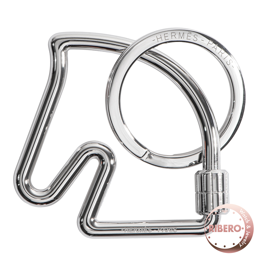 エルメス Porte-cles cheval シュバル キーリング ホース 馬 キーホルダー