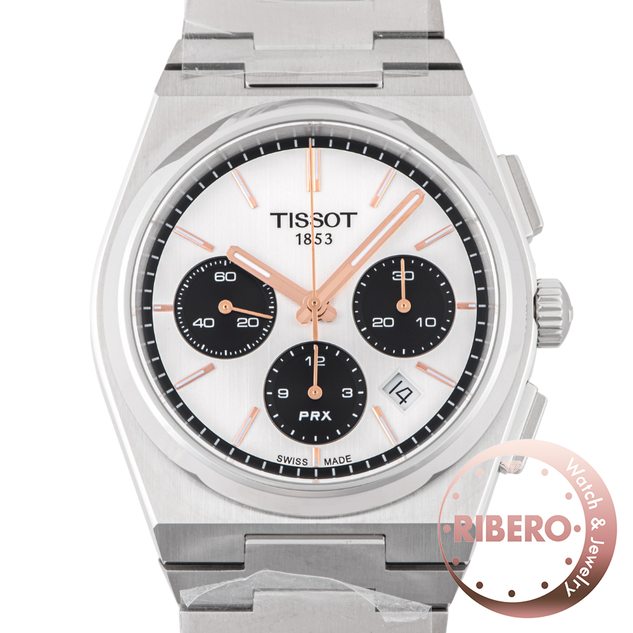 ティソ PRX オートマティック クロノグラフ T137.427.11.011.00