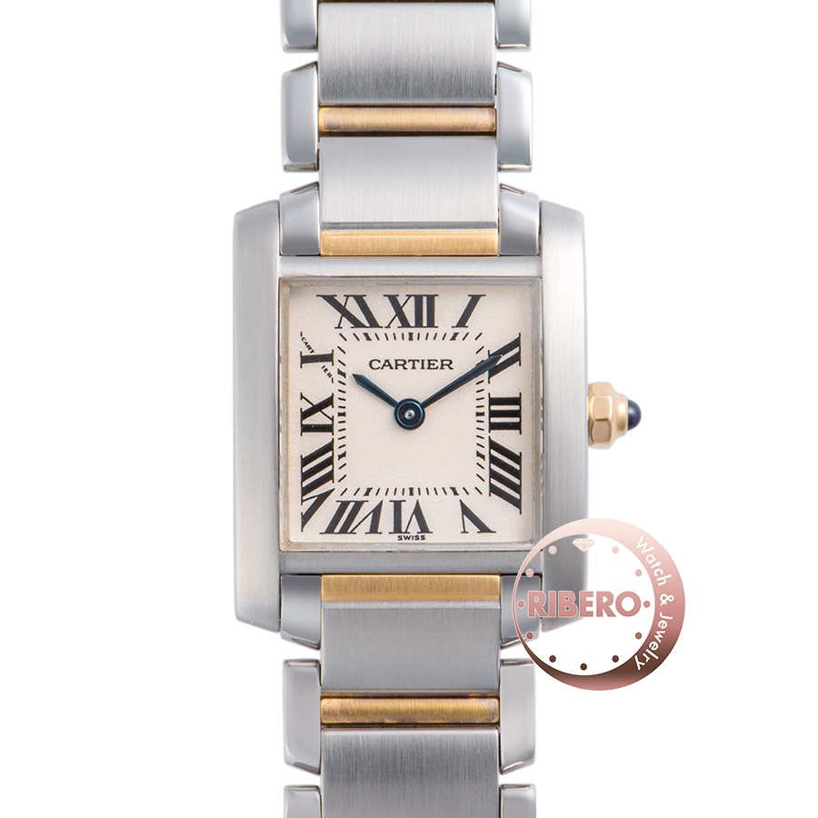 カルティエ タンクフランセーズSM W51007Q4 SS/YG