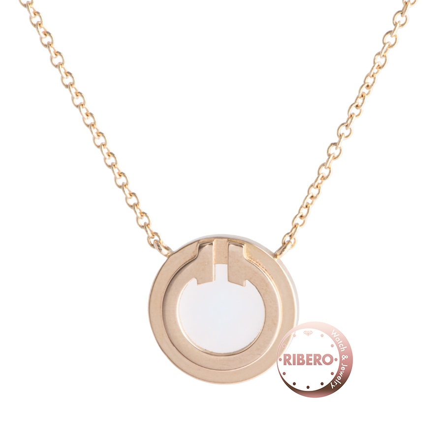 ティファニー T トゥー マザーオブパール サークル ペンダント ネックレス