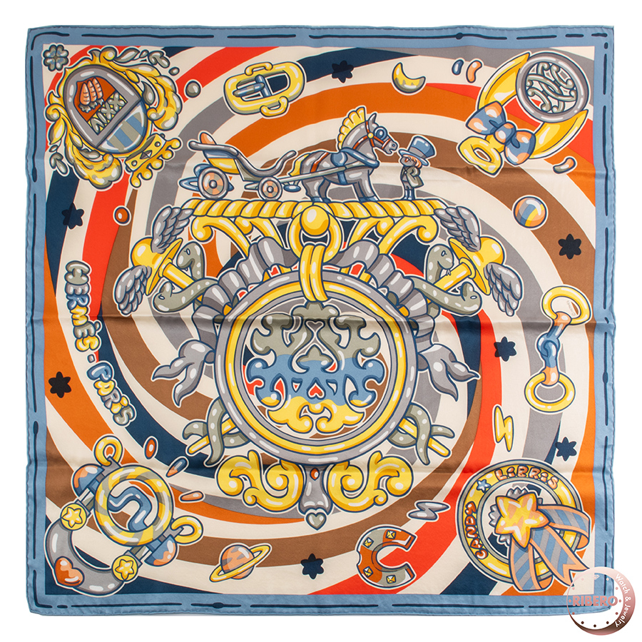 エルメス カレ70 Candy Libris キャンディー リブリス 942669S 02 スカーフ
