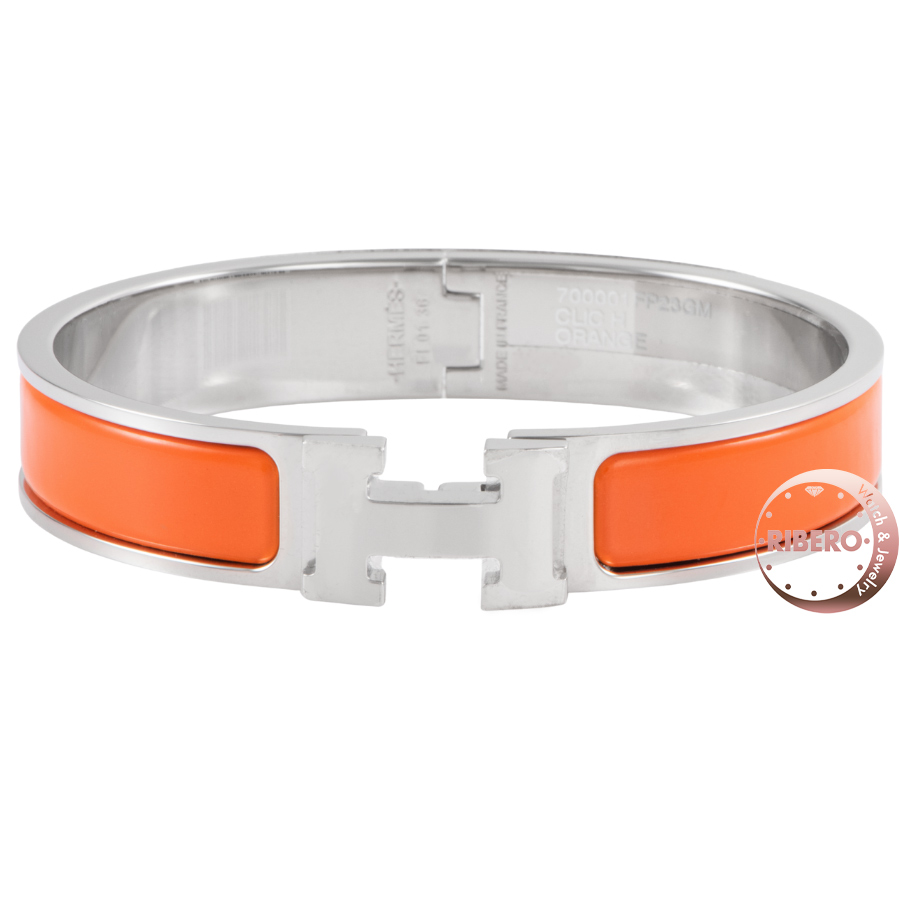 エルメス エナメルブレスレット クリックH  CLIC H BRACELET 700001FP8AGM バングル