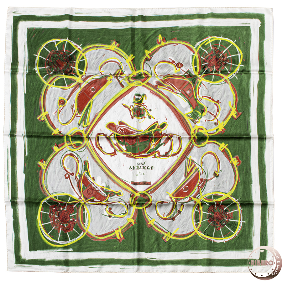 エルメス カレ90 New Springs 002576S 08 スカーフ