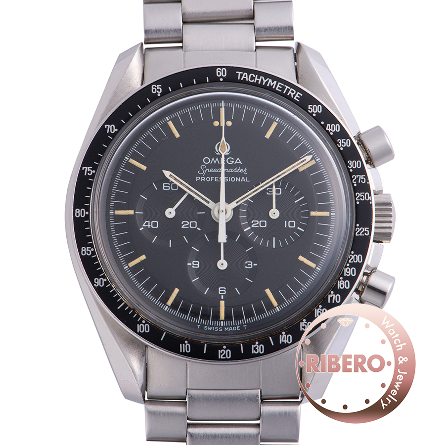 オメガ スピードマスタープロフェッショナル5th 145.022-69ST アポロ11号着陸記念モデル 段付きダイアル