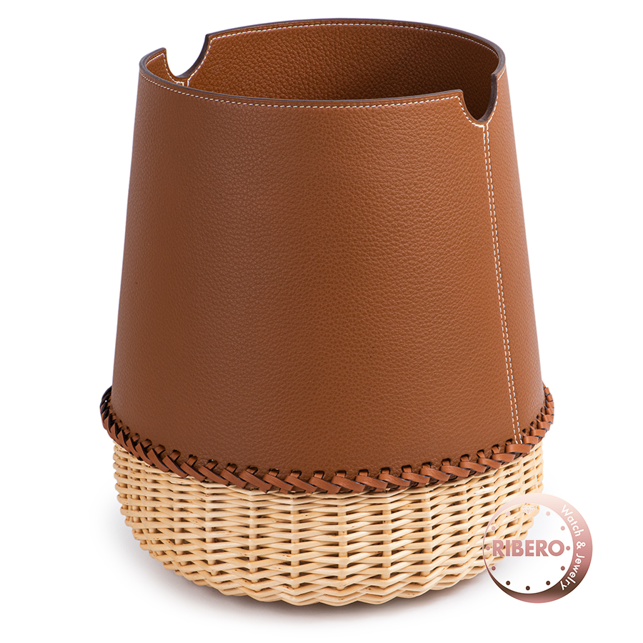 エルメス Equilibre d'Hermes waste basket エキリーブル・ドゥ・エルメス トラッシュバスケット 311320M 01 インテリア ゴミ箱 ペーパートラッシュ