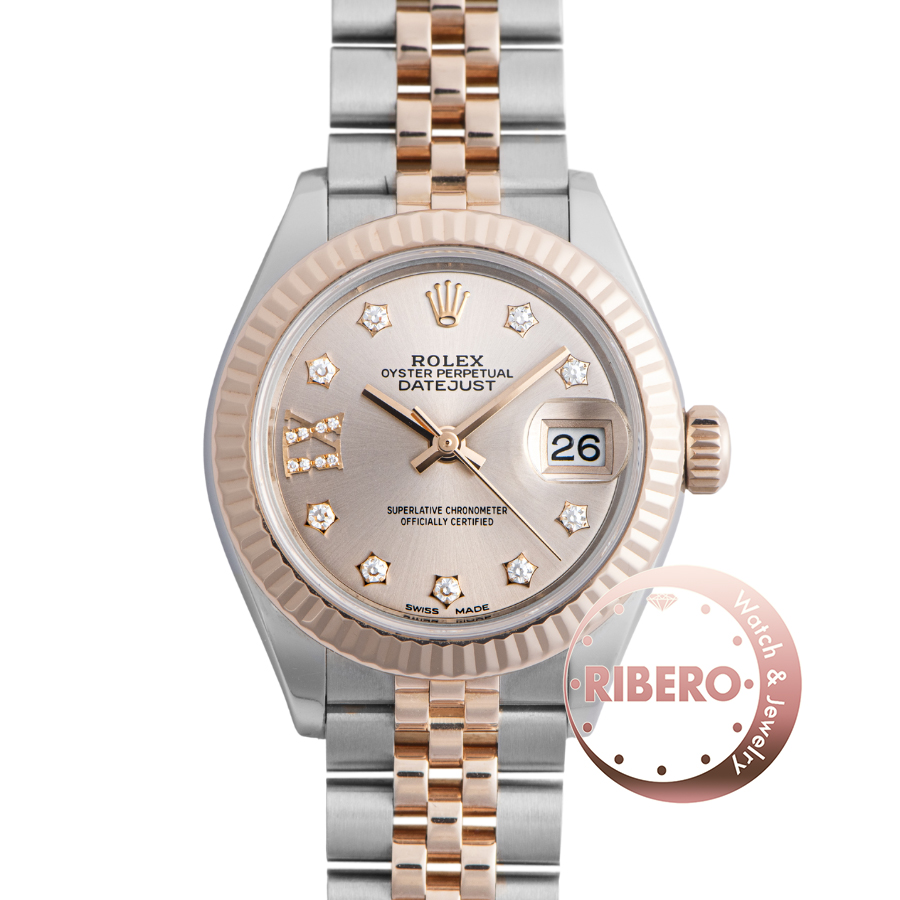 ロレックス デイトジャスト 279171G 9P/IXダイヤ