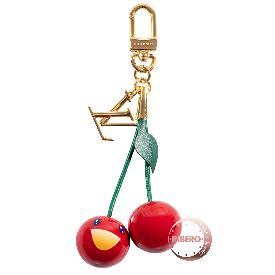 ルイ・ヴィトン LV×TM バッグチャーム チェリー M02476 チャーム キーホルダー　村上隆