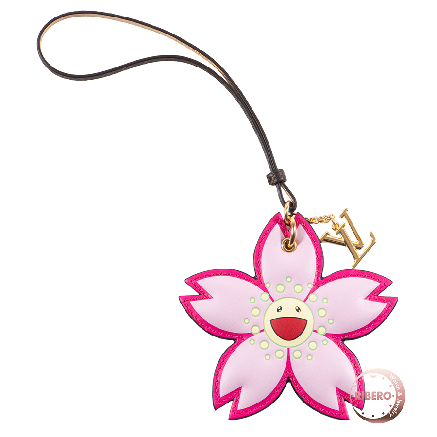 ルイ・ヴィトン LV×TM バッグチャーム チェリーブロッサム M02475 チャーム 村上隆