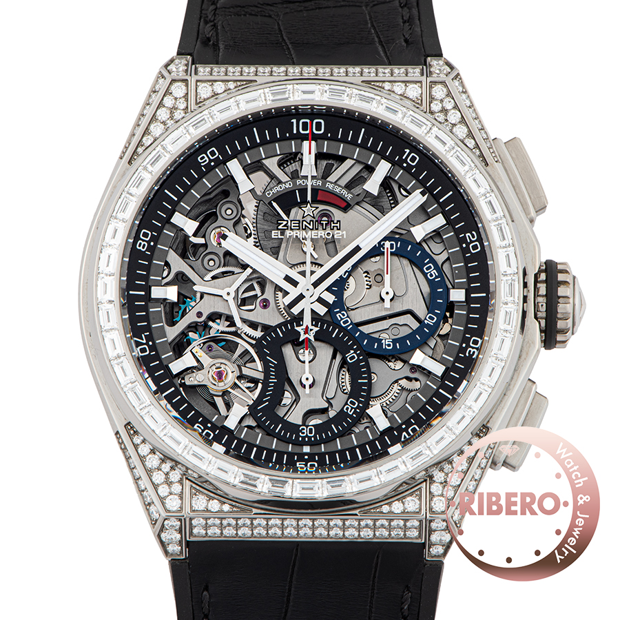 ゼニス デファイ エル・プリメロ 21 フルダイヤモンド 32.9000.9004/78.R582 フルダイヤモンド 