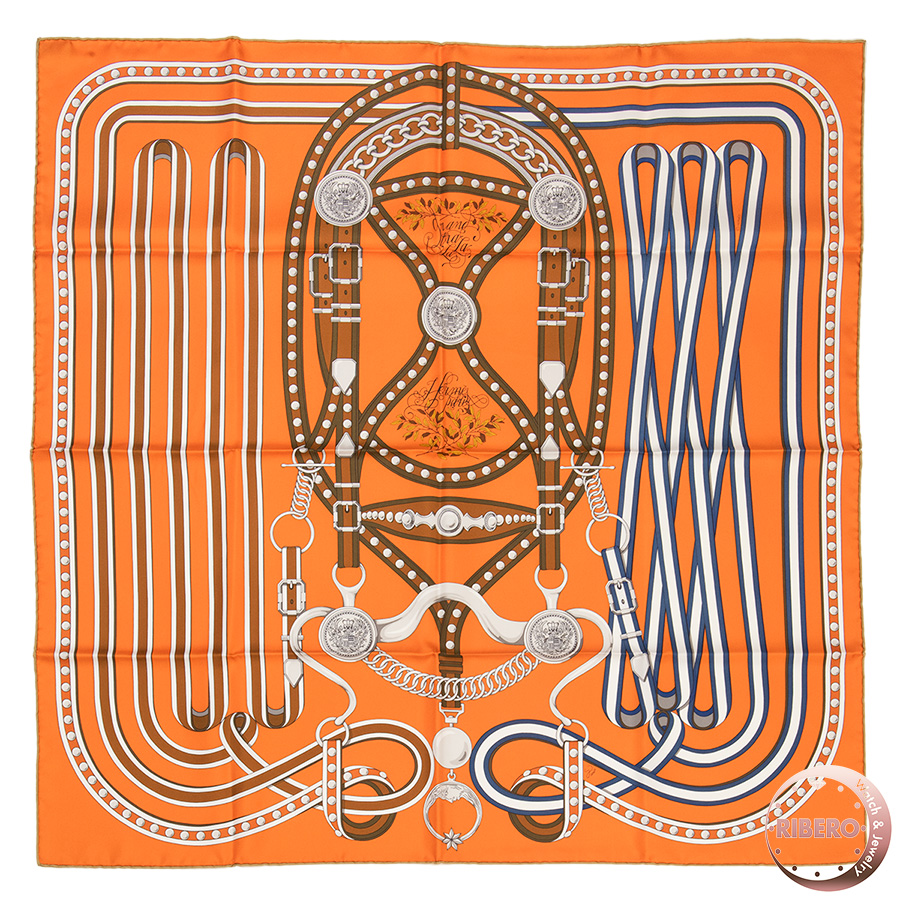 エルメス カレ90 Grand Tralala グラン トゥラララ 003778S 10 スカーフ 2021AW