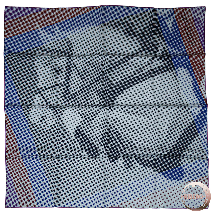 エルメス カレ90 LE SAUT H (ソー H) 003018S 09 スカーフ 2016AW 馬