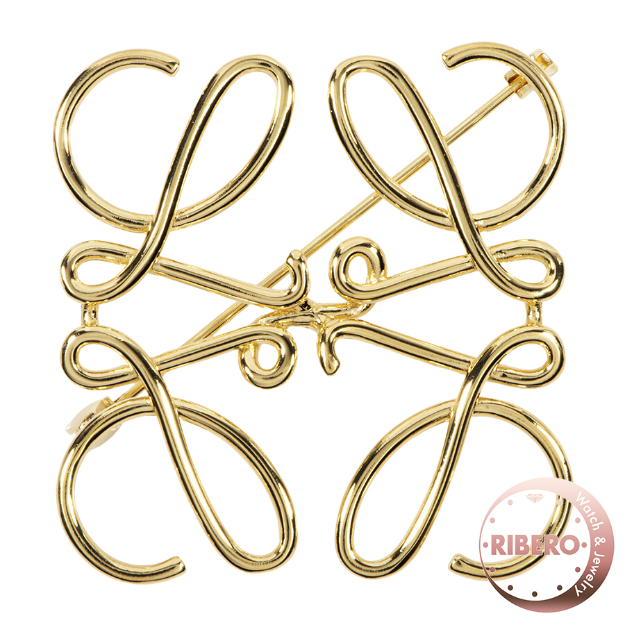 ロエベ アナグラム 111.25.020 ブローチ