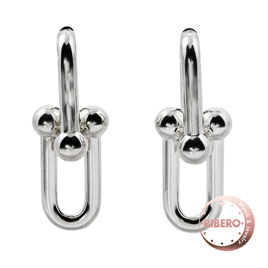 ティファニー ハードウェア ラージ リンク ピアス