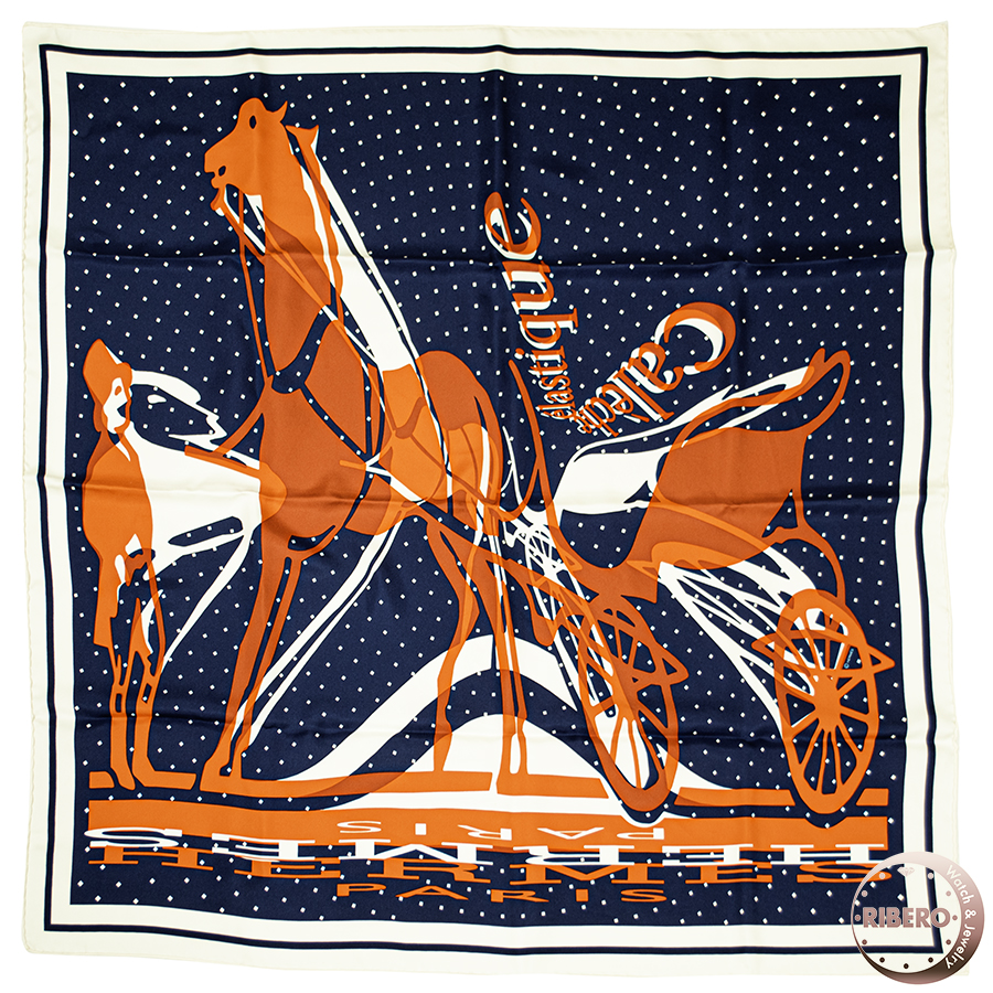 エルメス カレ90　Caleche Elastique カレーシュ エラスティック スカーフ