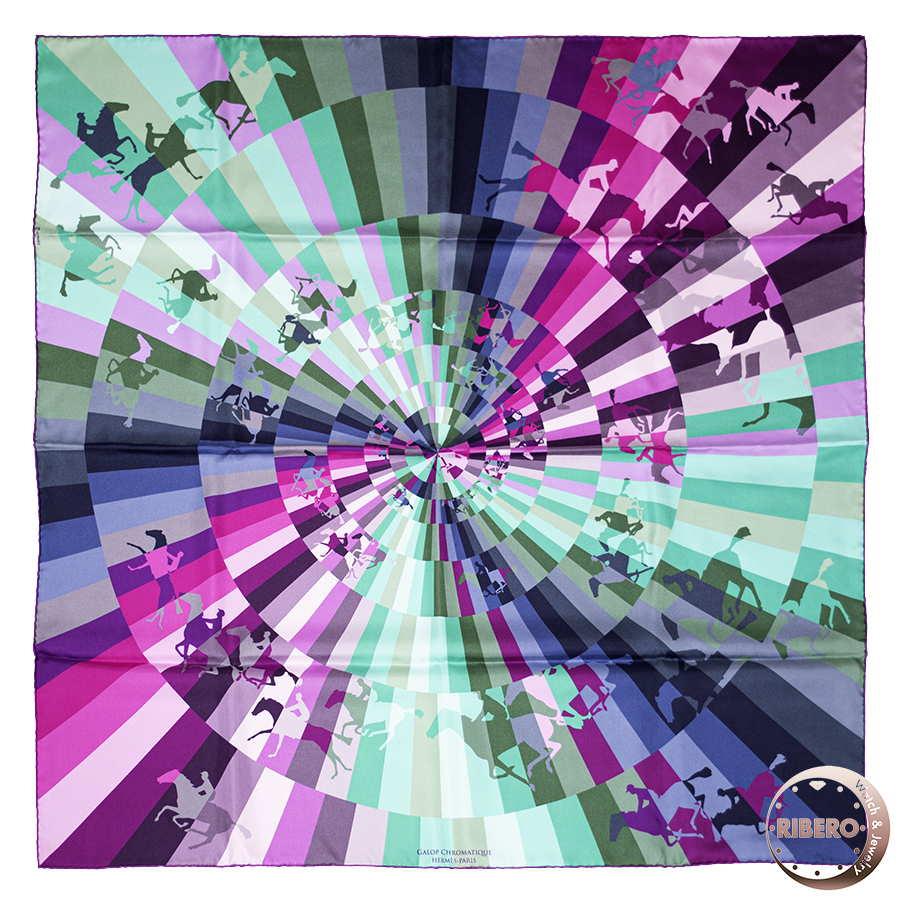 エルメス カレ90　Galop Chromatique ギャロップ クロマチック スカーフ
