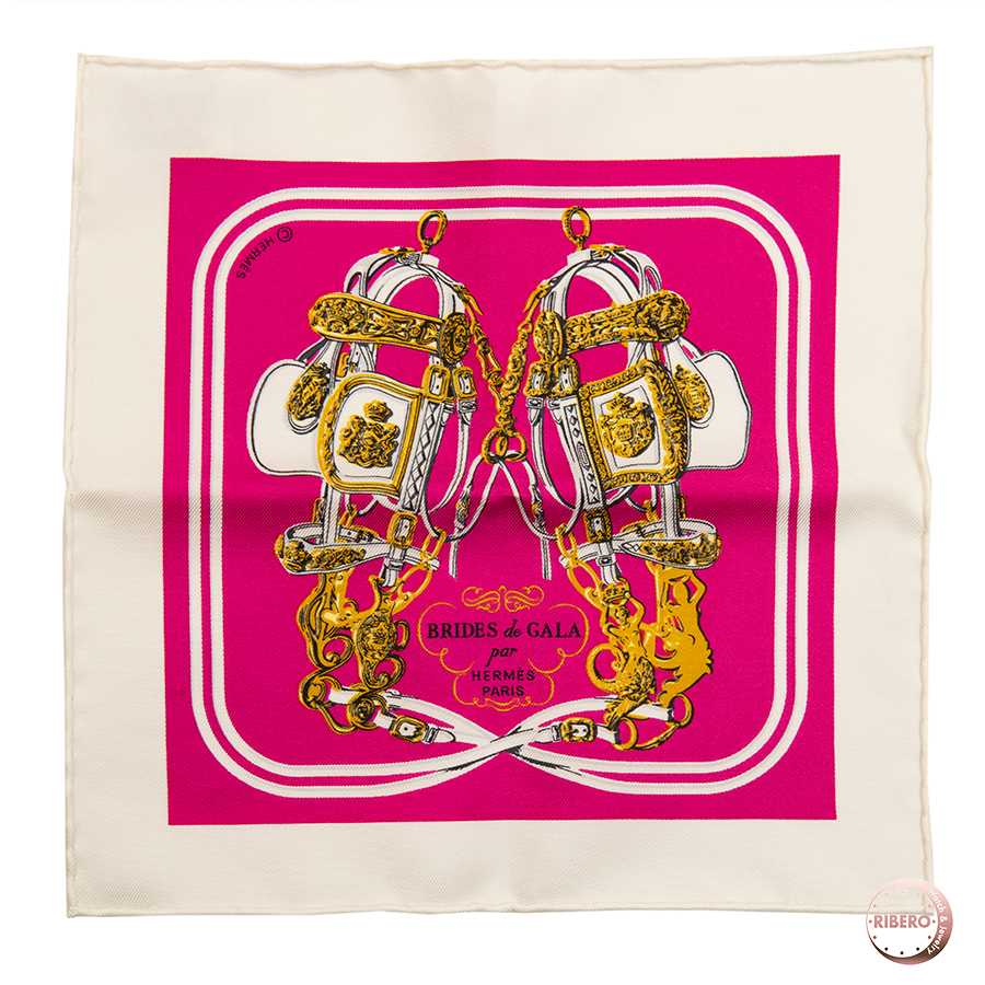 エルメス カレ20 ミニスカーフ「BRIDES de GALA(式典用馬勒)」 H331266S 04 スカーフ