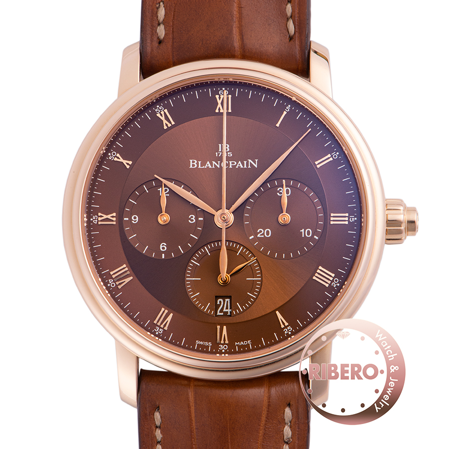 ブランパン ヴィルレ ワンプッシュ クロノグラフ 6185-3646-55B