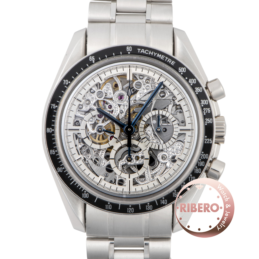 オメガ スピードマスター アポロ11号25周年 プラチナ 3096.30.00 世界50本限定