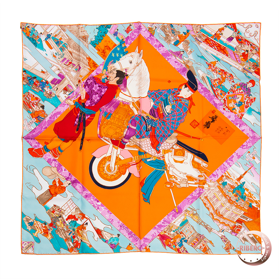 エルメス カレ90 Les Artisans d'Hermes エルメスの職人たち 003335S 07 スカーフ