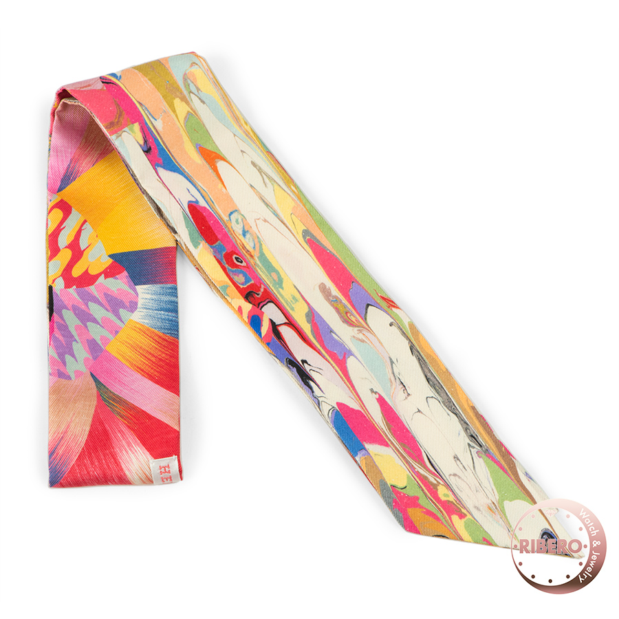 エルメス MARBLE SILK マーブルシルク 063714S 01 ツイリー スカーフ