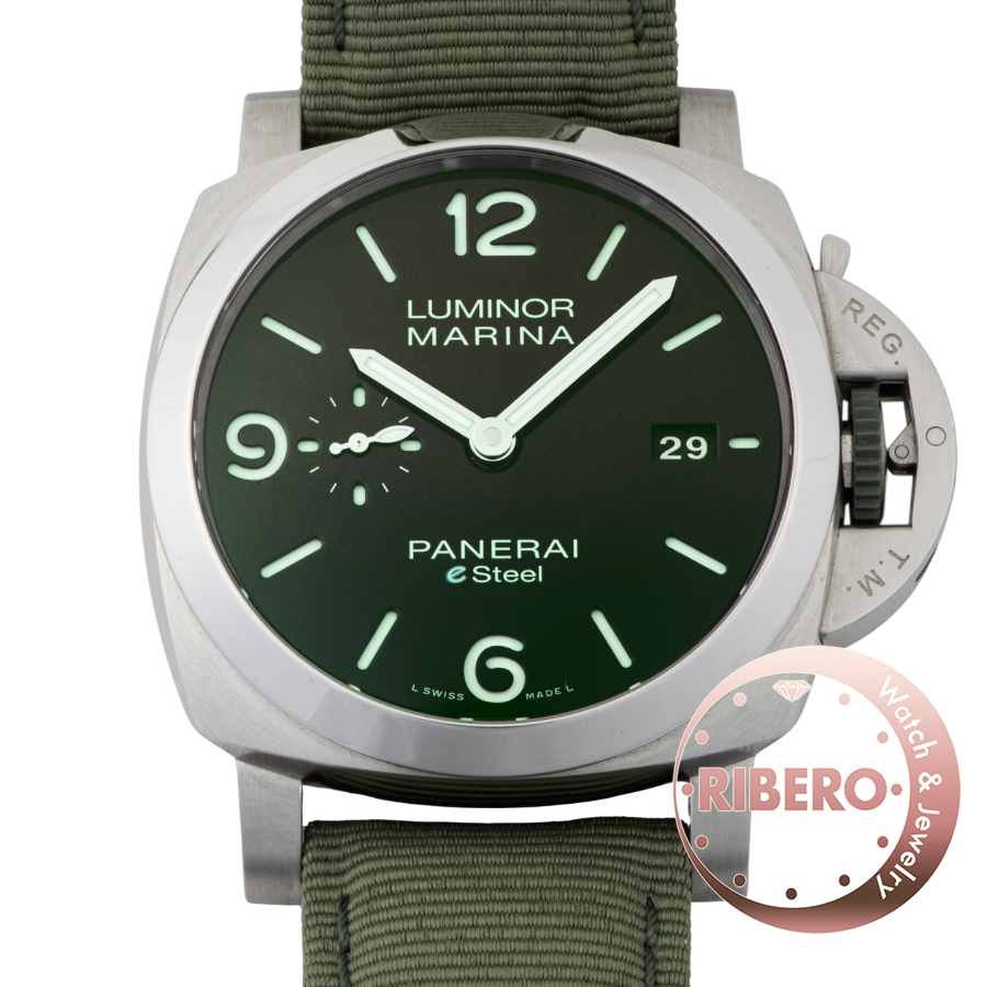 オフィチーネパネライ ルミノールマリーナ eSteel Verde Smeraldo PAM01356