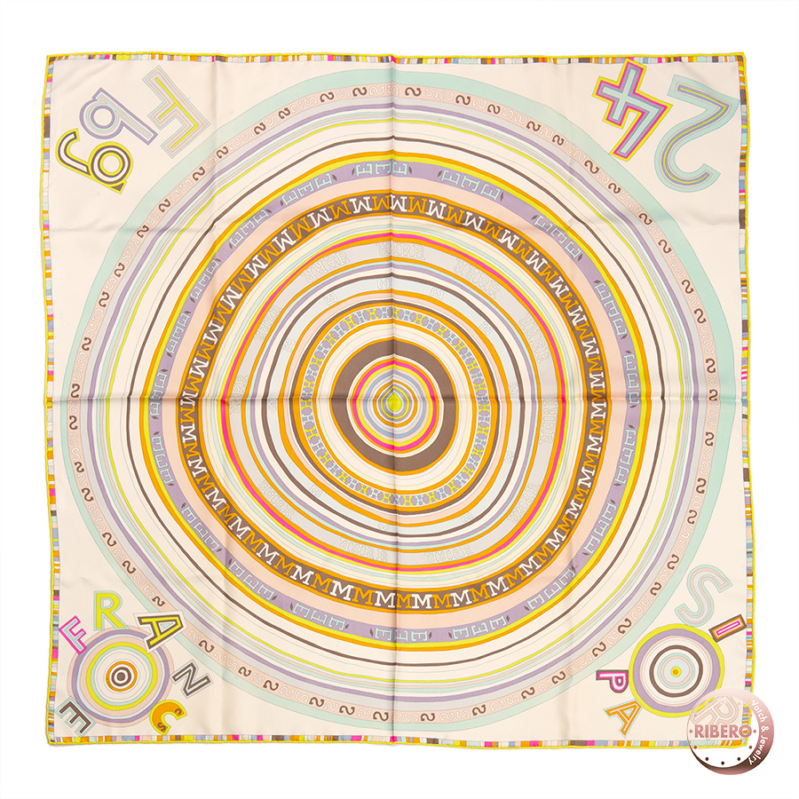 エルメス カレ90 TOHU BOHU トユボユ(混沌) スカーフ 2004年モデル