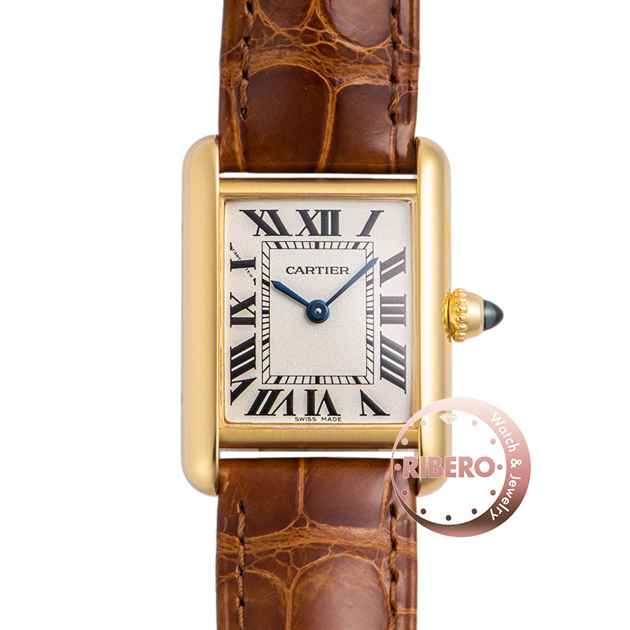 カルティエ タンクルイSM W1529856 K18YG