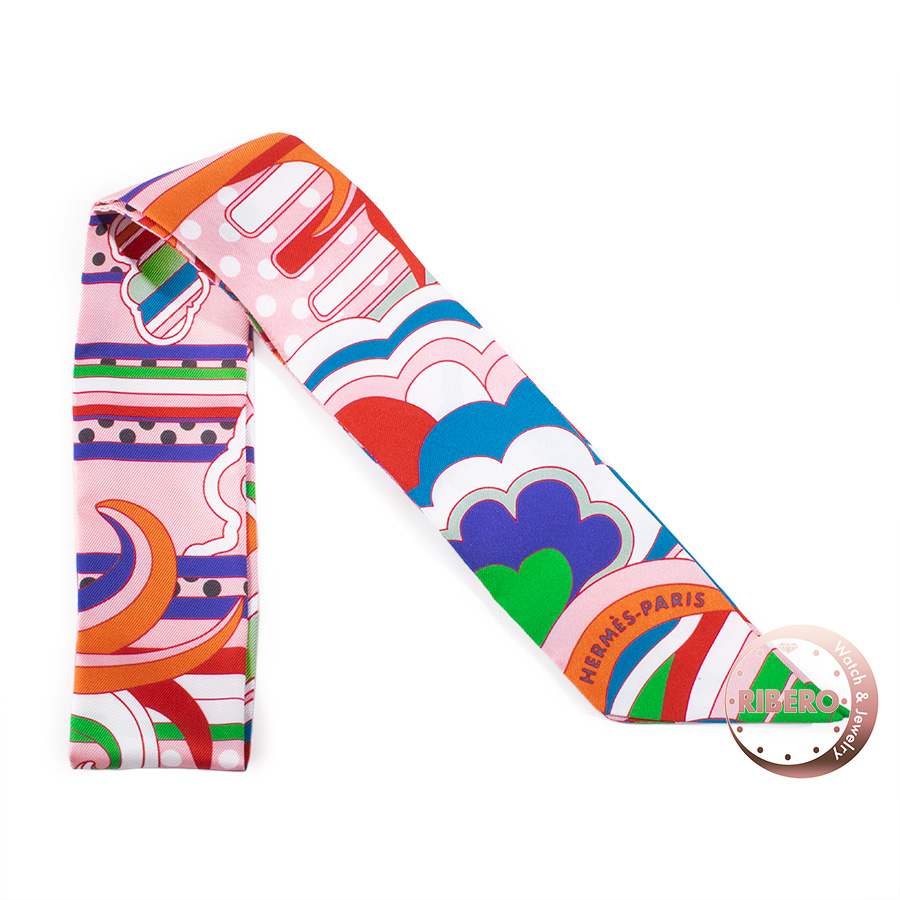 エルメス Faubourg Rainbow フォーブルレインボー 063331S 05 ツイリー スカーフ