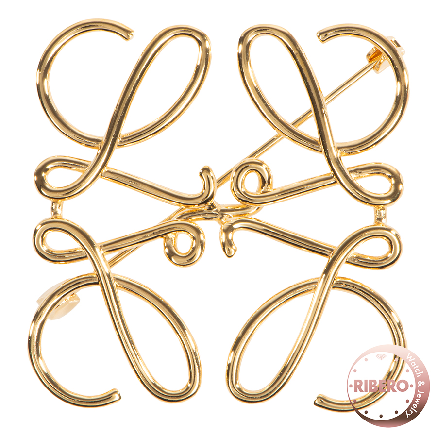 ロエベ アナグラム 111.25.020 ブローチ