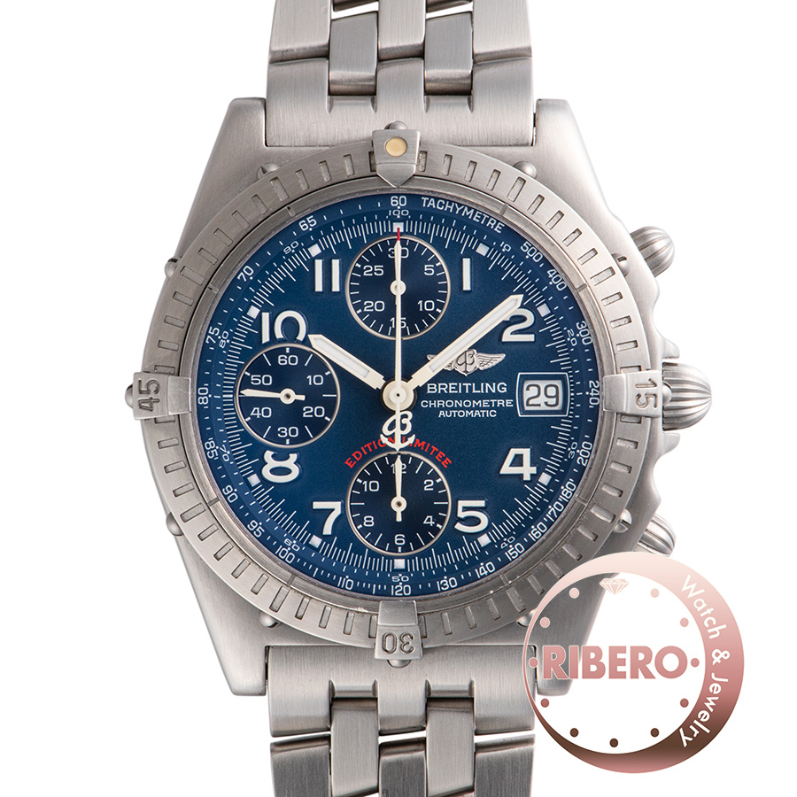 ブライトリング クロノマット ブラックバード ブルーバード A13350 250本限定