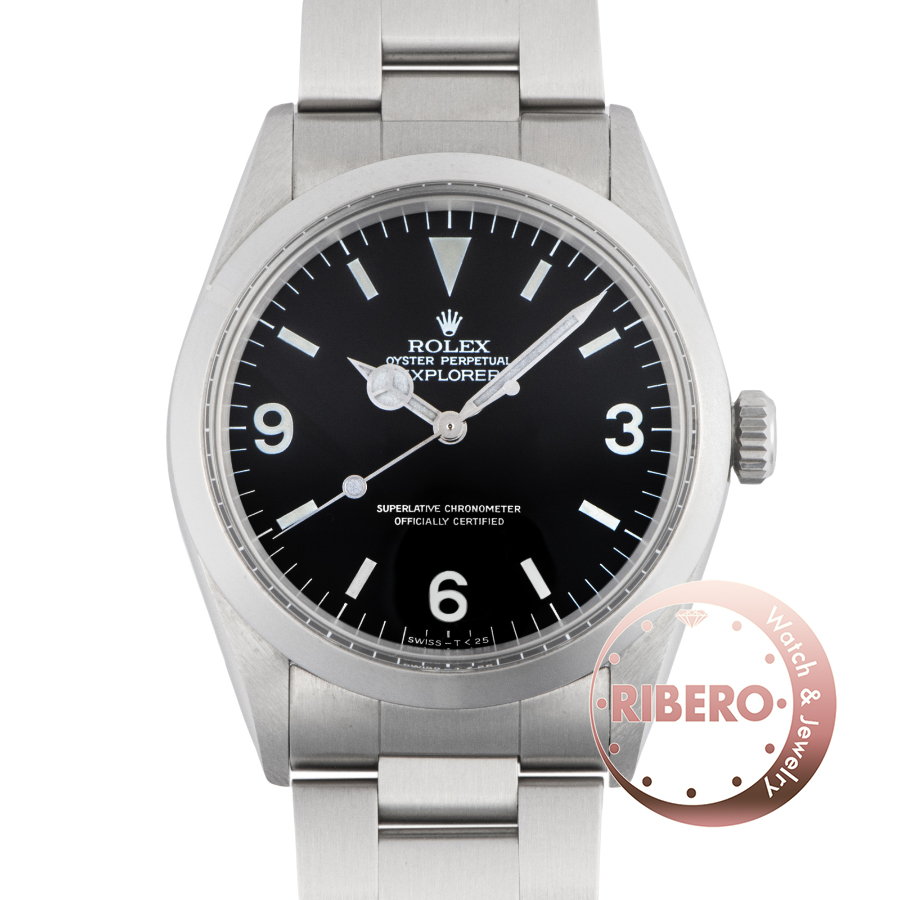 ロレックス エクスプローラー 1016 ルミノバ夜光 純正本体ケース交換