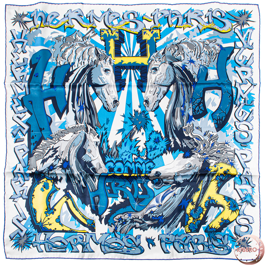 エルメス カレ70 H Comme Hermes 982074S 23 スカーフ