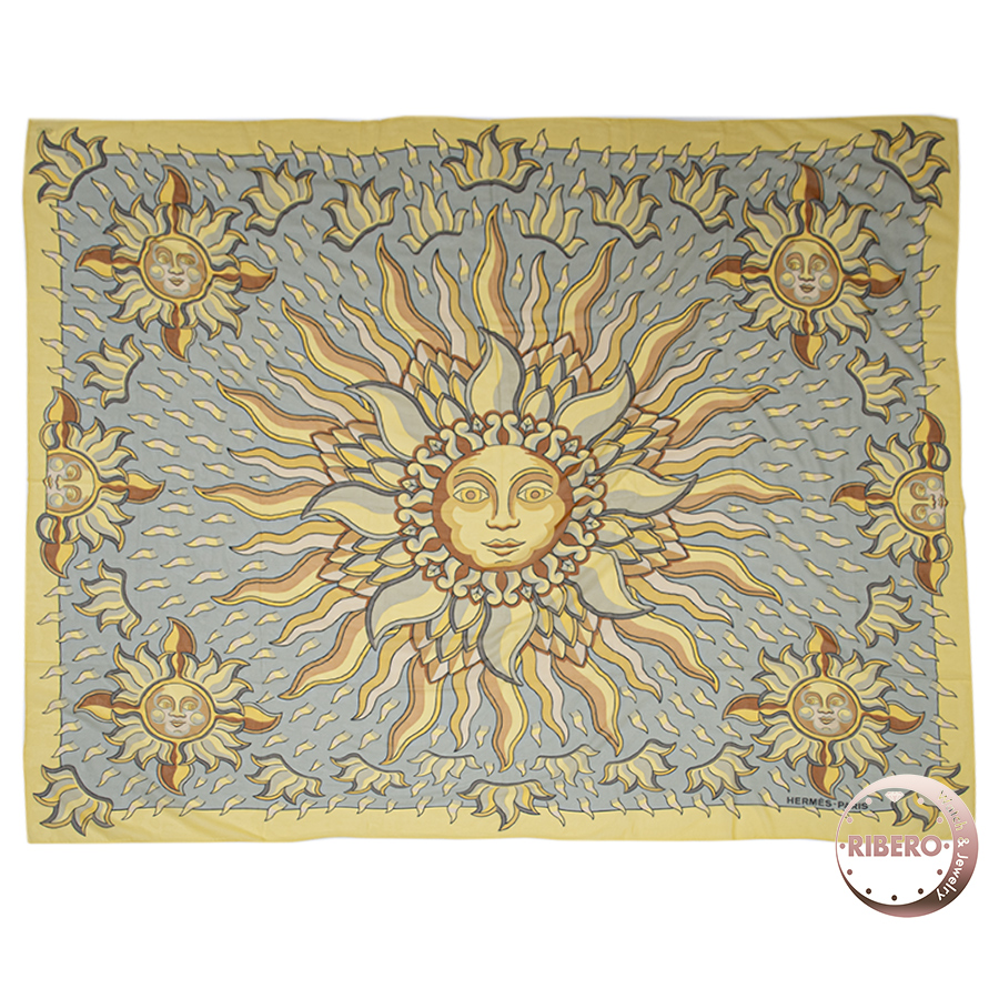 エルメス パレオ　 スカーフ 太陽