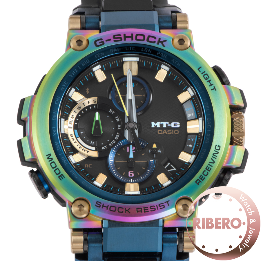 カシオ Gショック MTG-B1000RB-2AJR 生誕20周年記念 ルナレインボー 月虹