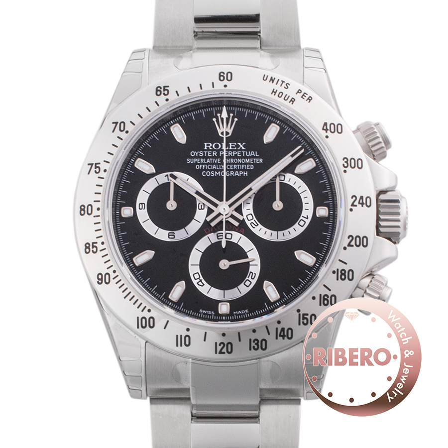 ロレックス 116520 ランダム番 鏡面バックル シール付き