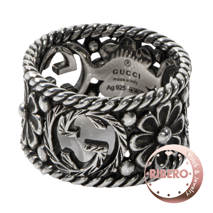 グッチ インターロッキングG フラワー リング・指輪