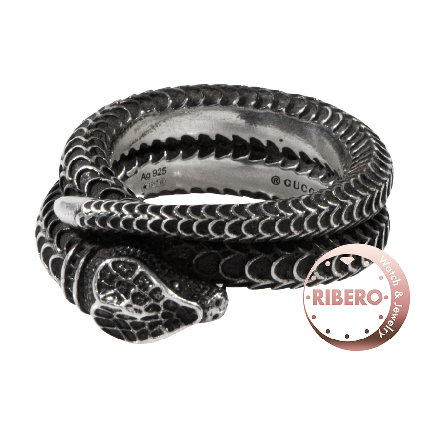 グッチ グッチガーデン シルバー スネーク リング・指輪