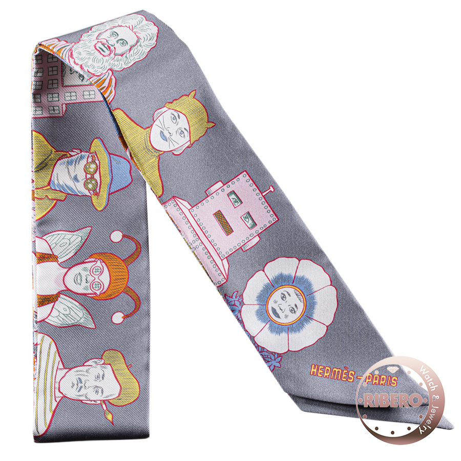 エルメス Dresse Code ドレス・コード 063780S 43 ツイリー 2021AW　スカーフ