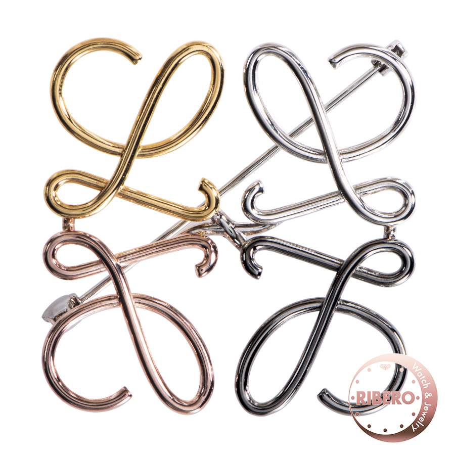 ロエベ アナグラム J000245X10 ブローチ