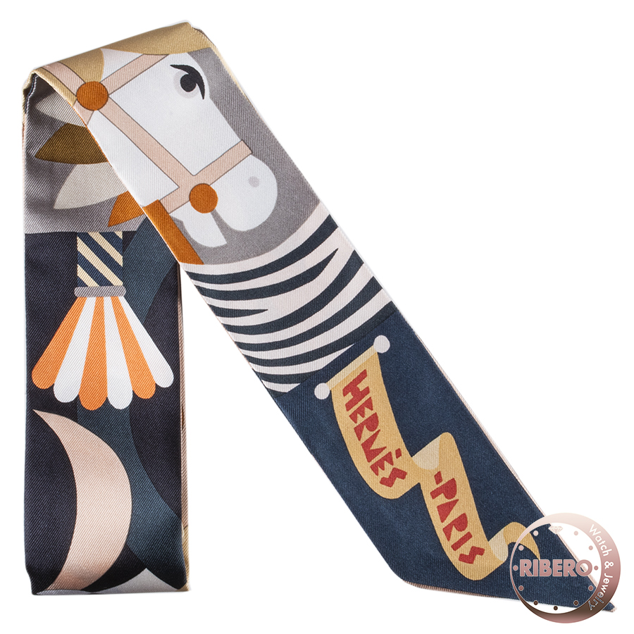 エルメス Parade en Fanfare パラード アン ファンファーレ 064006S 08 ツイリー スカーフ 2023AW