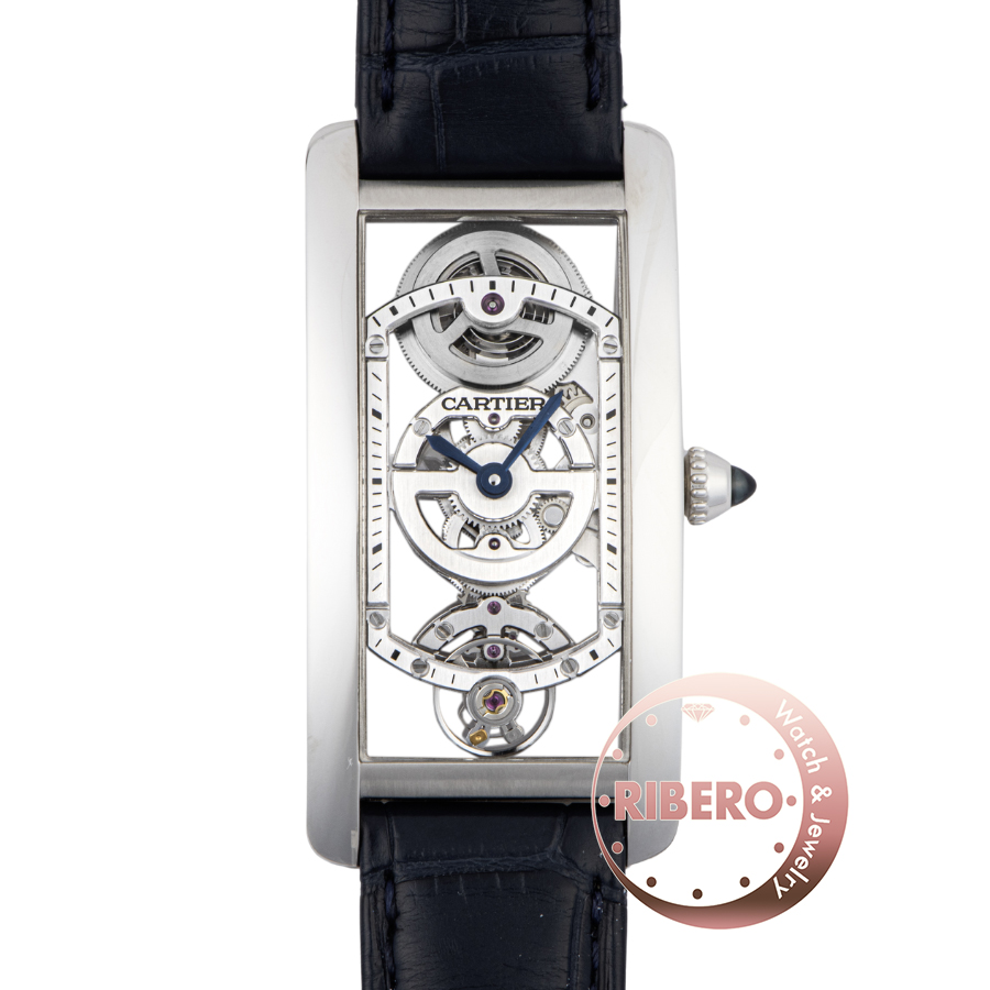 カルティエ タンク サントレウォッチ WHTA0009 Pt950
