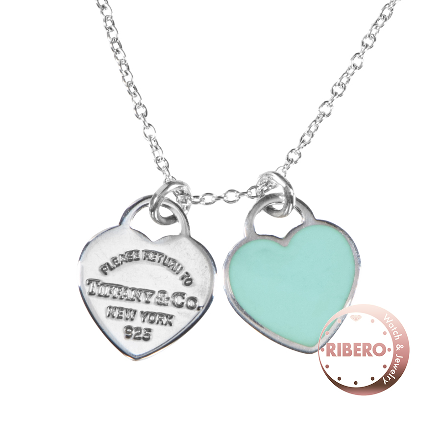 ティファニー リターン トゥ ティファニー ブルー ダブル ハート タグ ペンダント ネックレス